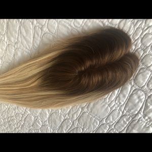 Foxy Locks honey spice ombré and Human hair topper